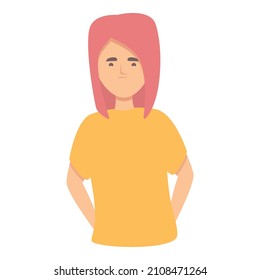 Vector de dibujos animados de iconos de reloj de menopausia. Salud de la mujer. Saldo de fertilidad