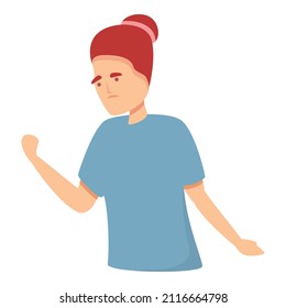 Vector de dibujos animados de la hormona de la menopausia. Salud de la mujer. Fertilidad femenina