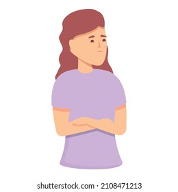 La menopausia hiere el vector de dibujos animados. Salud femenina. Ciclo de hormona