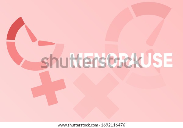 Menopause Icon Awareness Woman Fertility Age Stock Vector Royalty Free