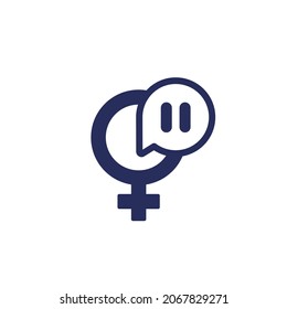icono de menopausia en blanco, vector