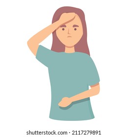 Vector de dibujos animados de iconos de los ovarios de la menopausia. Ciclo femenino. Salud de la hormona