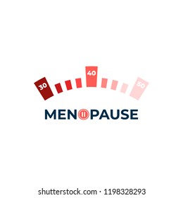 menopause vector icon, sign design