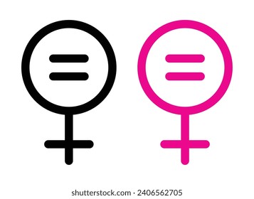 Menopause vector illustration set. Women menstruation cycle vector sign in suitable for apps and websites UI designs.