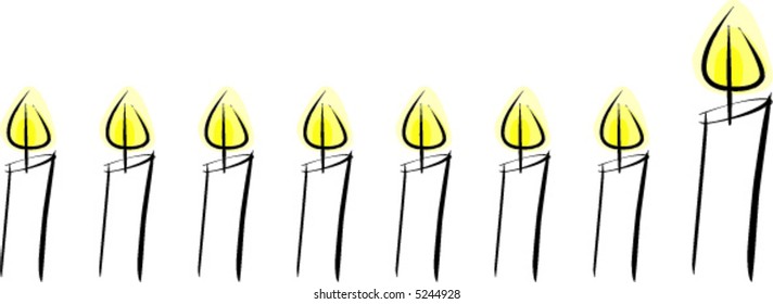 Menorah Candles