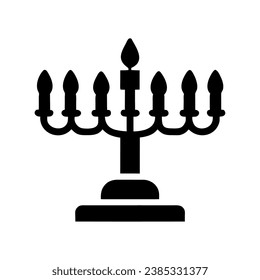 menorah icon design vector isolated