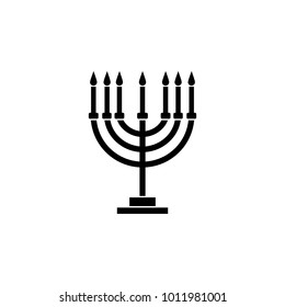 Menorah icon. Element of religious culture icon. Premium quality graphic design icon. Signs, outline symbols collection icon for websites, web design, mobile app on white background