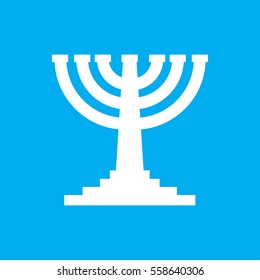 menorah icon illustration isolated vector sign symbol
