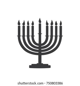 Menorah icon, vector illustration design. Christmas collection.