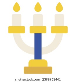 Menorah Illustration Icons For web, app, infographic, etc