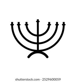 Menorah, Judentum - Vektorsymbol