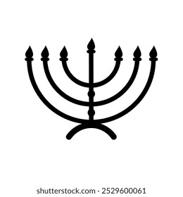 Menorah, Judentum - Vektorsymbol