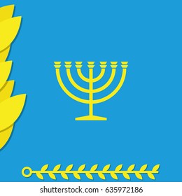 Menorah symbol.