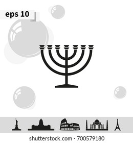 Menorah symbol.
