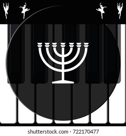 Menorah symbol.