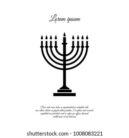 Menorah Vector Icon