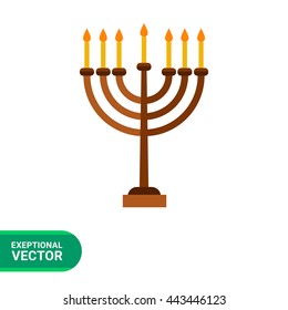 Menorah Vector Icon