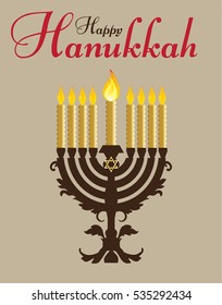 Menorah Vector Icon