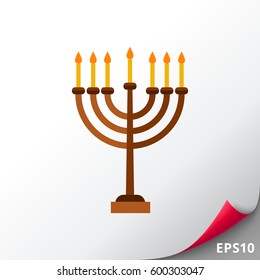 Menorah Vector Icon
