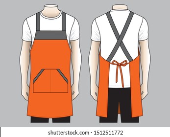 orange apron