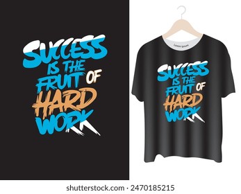 Men's and black t-shirt with short sleeve mockup. Front view. Vector template.