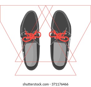 Men's Boat Shoes Top View