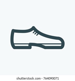 Men's boots vector icon