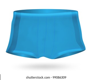 Men's Boxer Shorts Isolated On A White.