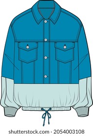 MENS BOYS RIDER AND DIGITAL JACKETS OVERCOAT AND TRUCKER WITH POCKETS SKETCH VECTOR