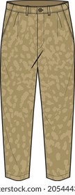 MENS AND BOYS WEAR ANIMAL PRINT PATTERN PANT VECTOR