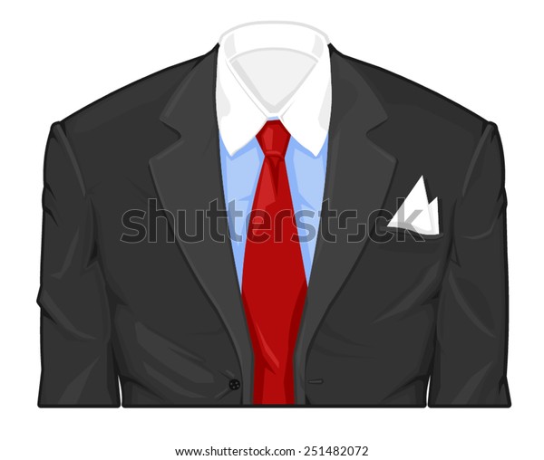 business suit and tie
