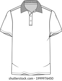 Mens Casual Tshirt Polo Short Sleeve Stock Vector (Royalty Free ...