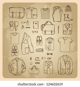 men's clothes sketches men fashion clothes and accessories