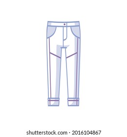 Männerbekleidung - Schlagsymbol. Vektorgrafik EPS10