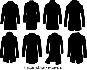 Men's coat in the set. A warm coat is suitable for autumn and winter.