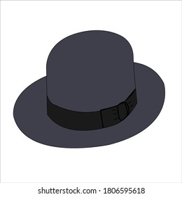 Mens cowboy hat. Headpiece for nature walks, themed parties.