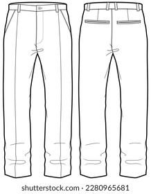 Khaki Pants Vector Art & Graphics