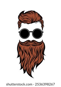 men's haircut vectors, vectors for stickers, t-shirt screen printing, logos and others