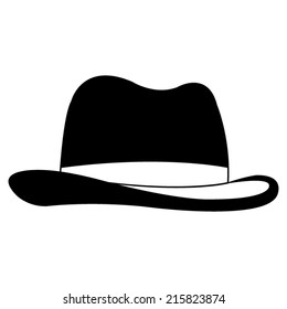 Men's hat vector icon