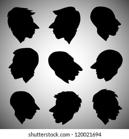 Men's heads