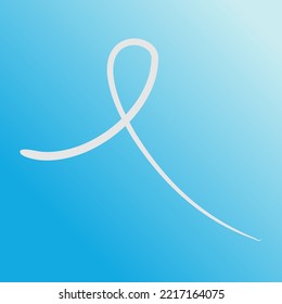 Men's health awareness, blue ribbon ( mustache ), medical symbol for prostate cancer month in november. World diabetes day, diabetic ribbons. Vector banner.blue background of cancer prostat