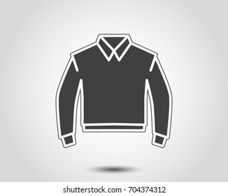 Men's jacket Icon Flat.