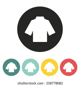 men's jacket Icon.vector illustration.