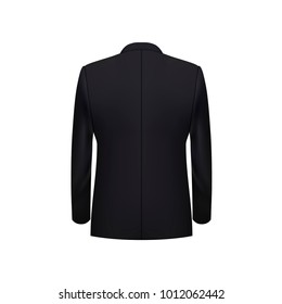 Men's jacket on white background. Vector illustration