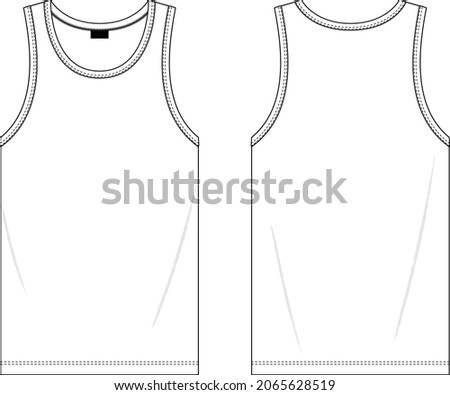 Men's Jersey Tank Top with Binding