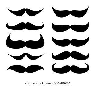 Mens magnificent black mustache vector white background
Mens Vintage Accessories