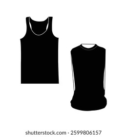 Men's Muscle Tee and Basic Tank Top Silhouettes  Bold Sleeveless Styles