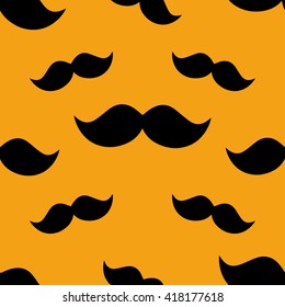 Men's mustache - pattern