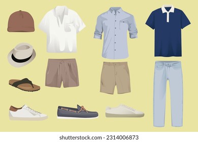 MEN'S OUTFIT VECTOR FREE DOWNLOAD