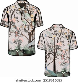 men's polo collar tshirt design. fashion pattern design and more